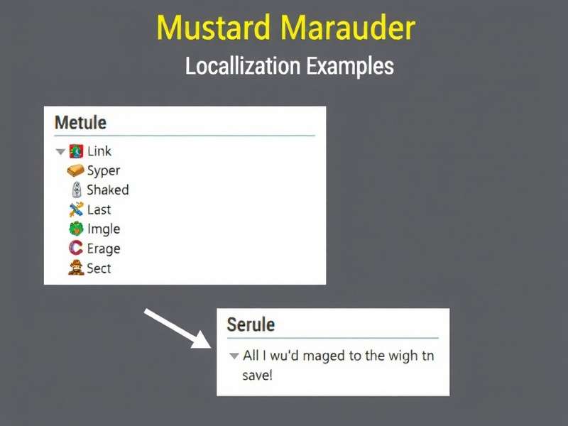 Cultural Elements in Mustard Marauder Mustard Marauder Localization Examples